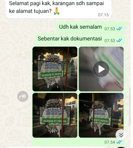 Pengiriman Papan Bunga Selamat Tanjungsari Cilebar